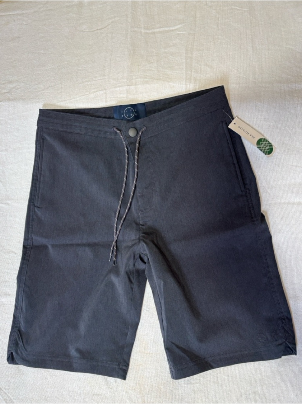 Men's Hybrid Drawstring Shorts - Black